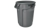 Lot of (3) Vented BRUTE 32 Gal Gray Trash Cans - NEW