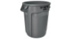 Lot of (3) Vented BRUTE 32 Gal Gray Trash Cans - NEW