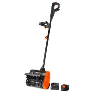 WEN 20720 20V Max 12-Inch Cordless Snow Shovel with 5Ah Battery and Charger