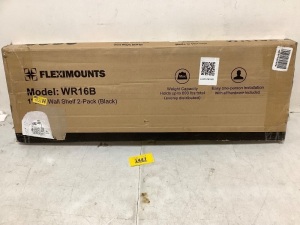 FlexiMounts Set of 2 Wall Shelfs (WR16B)