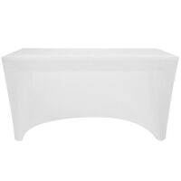 Case of (10) 4ft Rectangular Stretch Tablecloth Cover&nbsp;