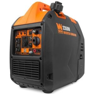 WEN 56235i Super Quiet 2350-Watt Portable Inverter Generator with Fuel Shut Off, CARB Compliant, Ultra Lightweight