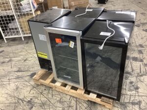 Lot of (5) Mini Fridges - For Parts or Repair 