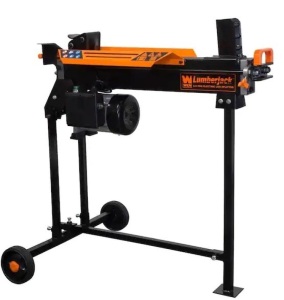 6.5-Ton 15 Amp Horizontal Electric Log Splitter with Stand