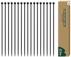 FXW 24inch Outdoor Dog Playpen Stakes, Additional Long Rods - Metal Post Replacement Pet Exercise Pen Accessories for Outdoor Use, 17PCS