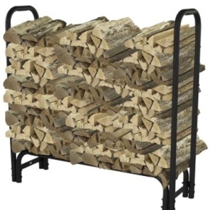 Pleasant Hearth - 32mm Heavy Duty Log Rack, 4 Feet