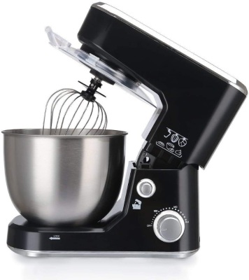 Cusimax 800W 5-Quart Stand Mixer, Stainless Steel Bowl with Dough Hook, Beater and Whisk, CMKM-150 - Appears New