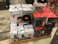 Pallet of Return Heaters, 25 Pieces&nbsp;- Uninspected