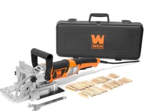 WEN JN8504 8.5-Amp Plate and Biscuit Joiner with Case and Biscuits