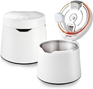 CarePod 31S Stainless Steel Ultrasonic Cool Mist Humidifier Whisper-Quiet Easy Clean for Large Room 1gal (4liter), Only 3 Washable Parts, Auto Shut-off, Reusable Filter Aroma Diffuser