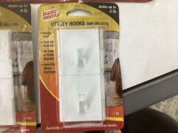 Lot of (31) Magic Mounts Self-Sticking Utility Hooks, 2 Pack&nbsp;