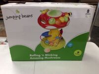 Jumping Beans Rolling 'n Blinking Amazing Mushroom. New