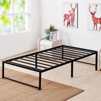 VECELO Metal Bed Frame Platform,&nbsp;Metal Slat Support, Twin - Appears New&nbsp;