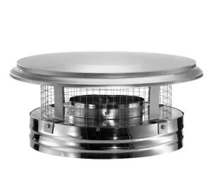 DuraVent DuraPlus 6 in. Round Chimney Cap 