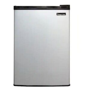 Magic Chef 2.6 cu. ft. Mini Fridge in Stainless Look - Small Dent 