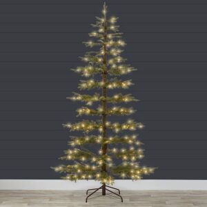 6' Pre-Lit Sparse Christmas Tree w/ 2-in-1 LED Lights, Cordless Connection 