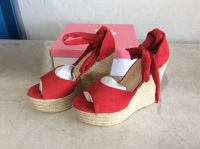 Platform Wedge&nbsp;Sandals with Ankle Strap, Womens 9 - Appear New