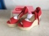 Platform Wedge&nbsp;Sandals with Ankle Strap, Womens 9 - Appear New