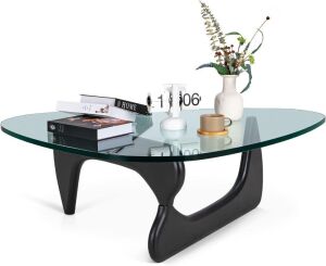 Triangle Glass Coffee Table 