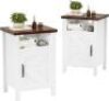 Modern Farmhouse End Tables, Set of 2&nbsp;