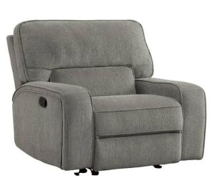 Amite Mocha Chenille Manual Glider Recliner 