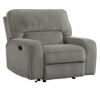 Amite Mocha Chenille Manual Glider Recliner&nbsp;