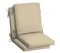 Arden 20 in. x 20 in. Tan Leala High Back Outdoor Dining Chair Cushion, Set of 4&nbsp;&nbsp;