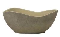 Lot of (2)&nbsp;12.5 in. Resin Arc Planter, Desert & Stone&nbsp;