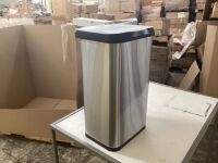 Glad 20 Gal. Stainless Steel with Clorox Odor Protection Touchless Motion Sensor Trash Can&nbsp;