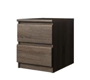 Tvilum Scottsdale 2-Drawer Truffle Nightstand 