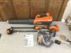 RIDGID 18V Cordless String Trimmer and Leaf Blower - 2