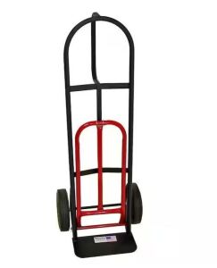 Milwaukee 800 lb. Capacity D-Handle Hand Truck with 10 in. Puncture Proof Tires and Nose Plate Extension