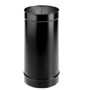 DuraVent DuraBlack 6 in. x 48 in. Single-Wall Chimney Stove Pipe Chimney Pipe 