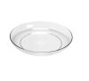 Case of (24) Oasis 6 in. Clear Designer Dish with 1" Lip  