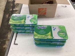 Swiffer Sweeper Wet Cloth Refills with Original Gain Scent, 12-Count, 6 -Pack 