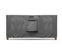 KHOMO GEAR&nbsp;40 in. x 17 in. x 30 in. Grey Small Coffee Table Weatherproof Outdoor Patio Protector Cover