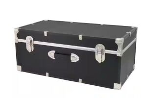 Seward Basic 32 in. x 13.25 in. x 17.75 in. Trunk, Black 