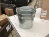 Behrens 6 Gallon Galvanized Steel Round Trash Can - No Lid - 2