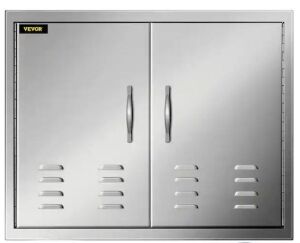 VEVOR 30 in. W x 21 in. H Double Stainless Steel Access Doors with Vents