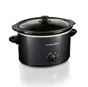 Hamilton Beach 3 qt. Black Slow Cooker 