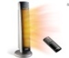 Lasko Oscillating Digital Ceramic Tower Heater for Large Rooms, with Adjustable Thermostat, Timer and Remote Control, 29 Inches, 1500W, Black, 5586