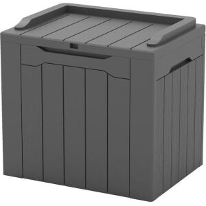 32-Gallons Grey Plastic Deck Box