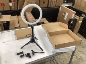 Lot of (2) Ring Light with Stand 