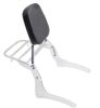 Backrest Sissy Bar + Luggage Rack Pad for Kawasaki Vulcan 900 VN900 1996-2019