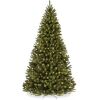 9' Pre-Lit Artificial Spruce Christmas Tree w/ Foldable Metal Base