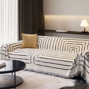 Slashop Chic Square Pattern Couch Cover