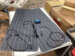 Lot of (2) Flexible Solar Panels 21" x 46" 