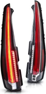 VLAND LED Display Tail Lights Assembly for Cadillac Escalade 3rd Gen 2007-2014