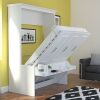 Leto Muro Allegra Queen Portrait Wall Bed with Desk  - 2