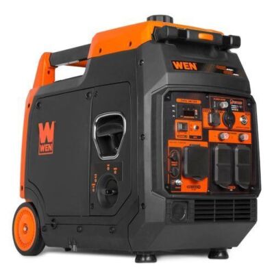 WEN 56480iX Quiet and Lightweight 4800-Watt RV-Ready Electric Start Portable Inverter Generator with Fuel Shut Off and CO Watchdog